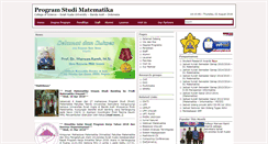 Desktop Screenshot of math.unsyiah.ac.id